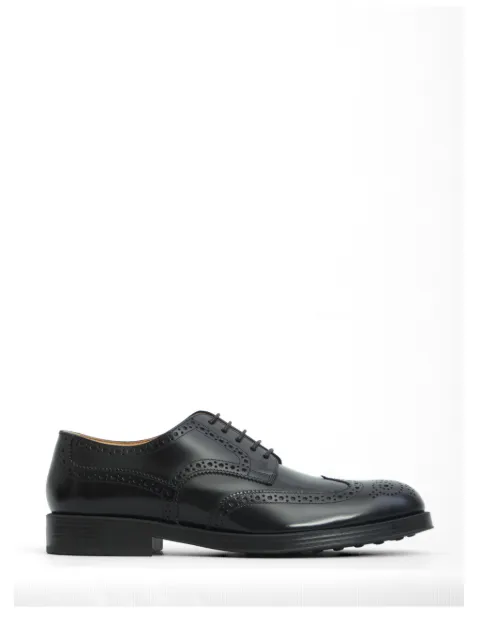 Tod's brogue-detail lace-up derby shoes