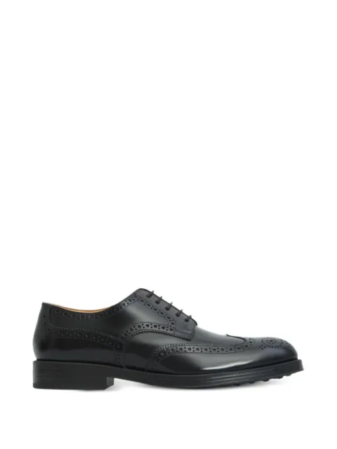 Tod's brogue-detail lace-up derby shoes