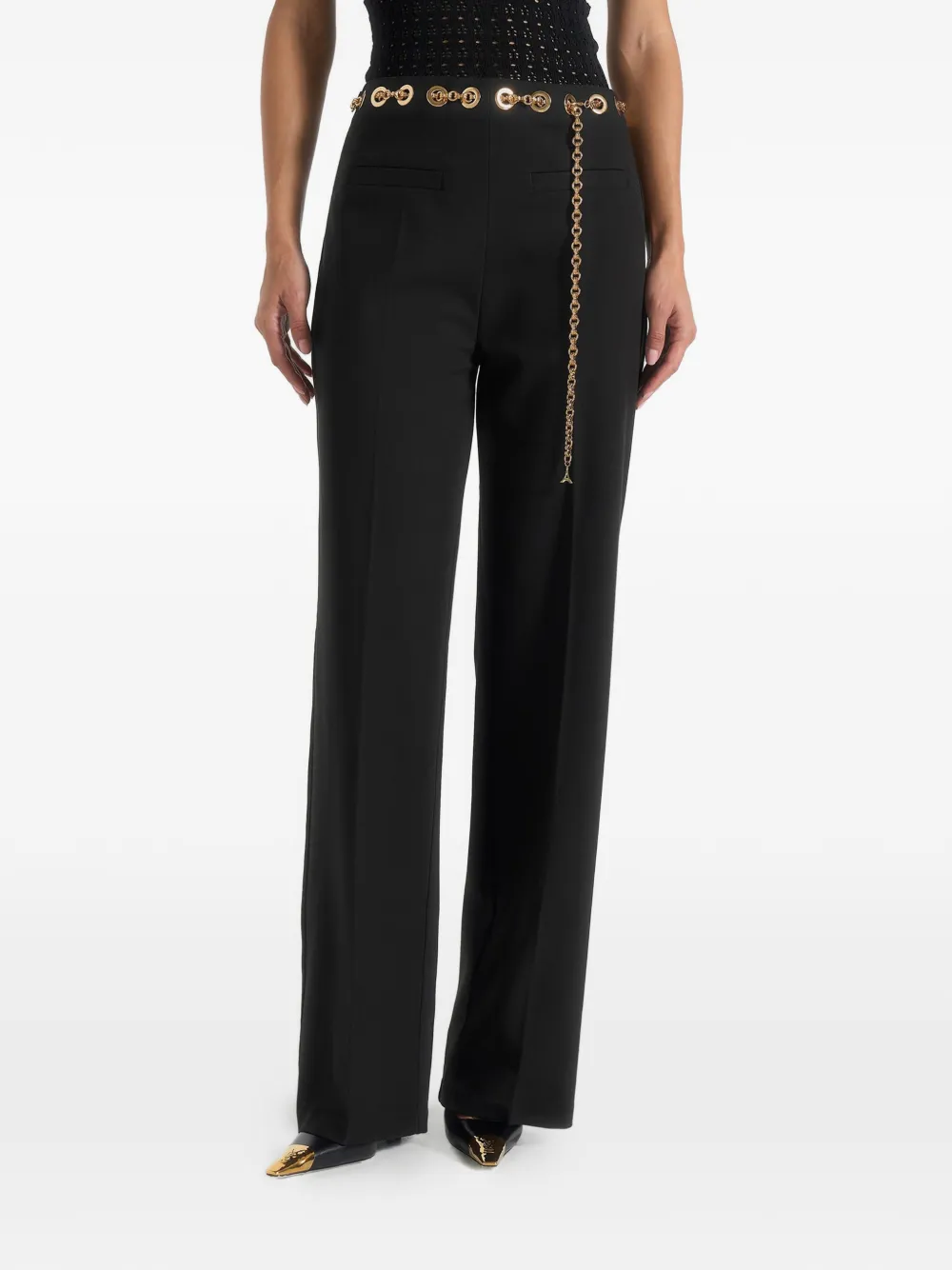 Manière De Voir Pantaloni Perrine con cintura - Nero