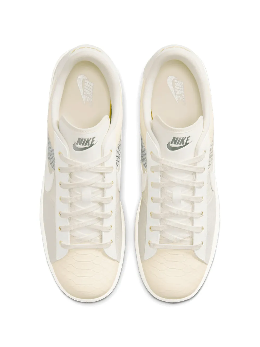 Nike Tennis Classic snakeskin-effect sneakers Beige