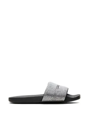 Alexander Wang ラインストーン サンダル | ブラック | FARFETCH JP