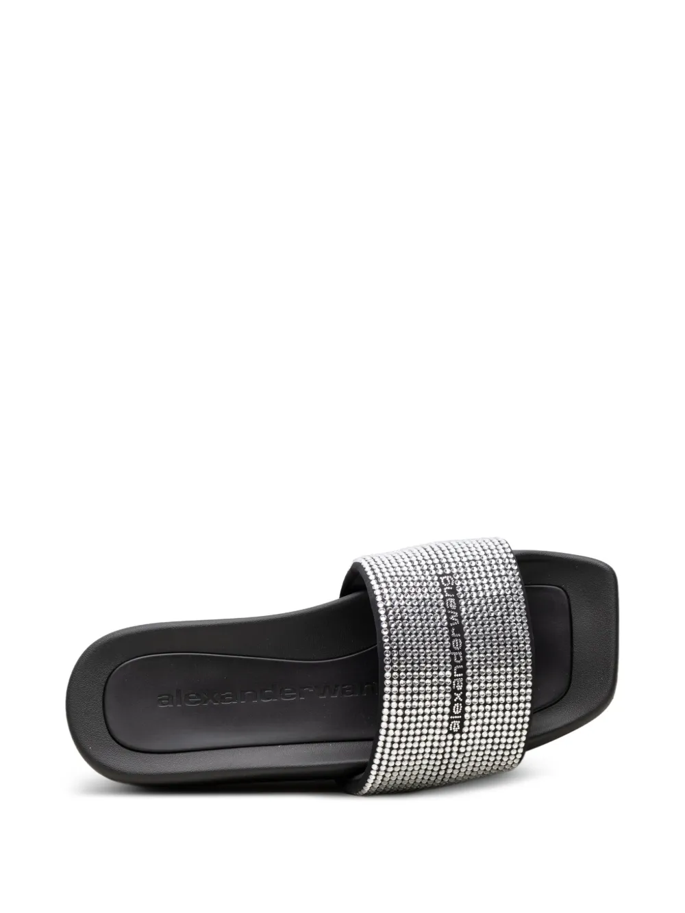 Alexander Wang crystal-embellished sandals Zilver