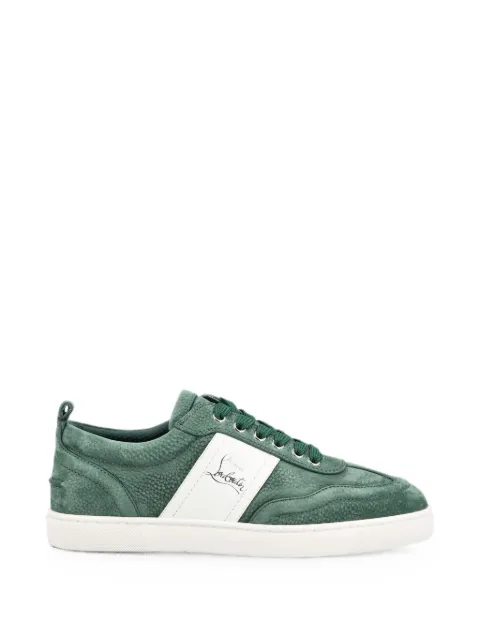 Christian Louboutin panelled logo-print sneakers