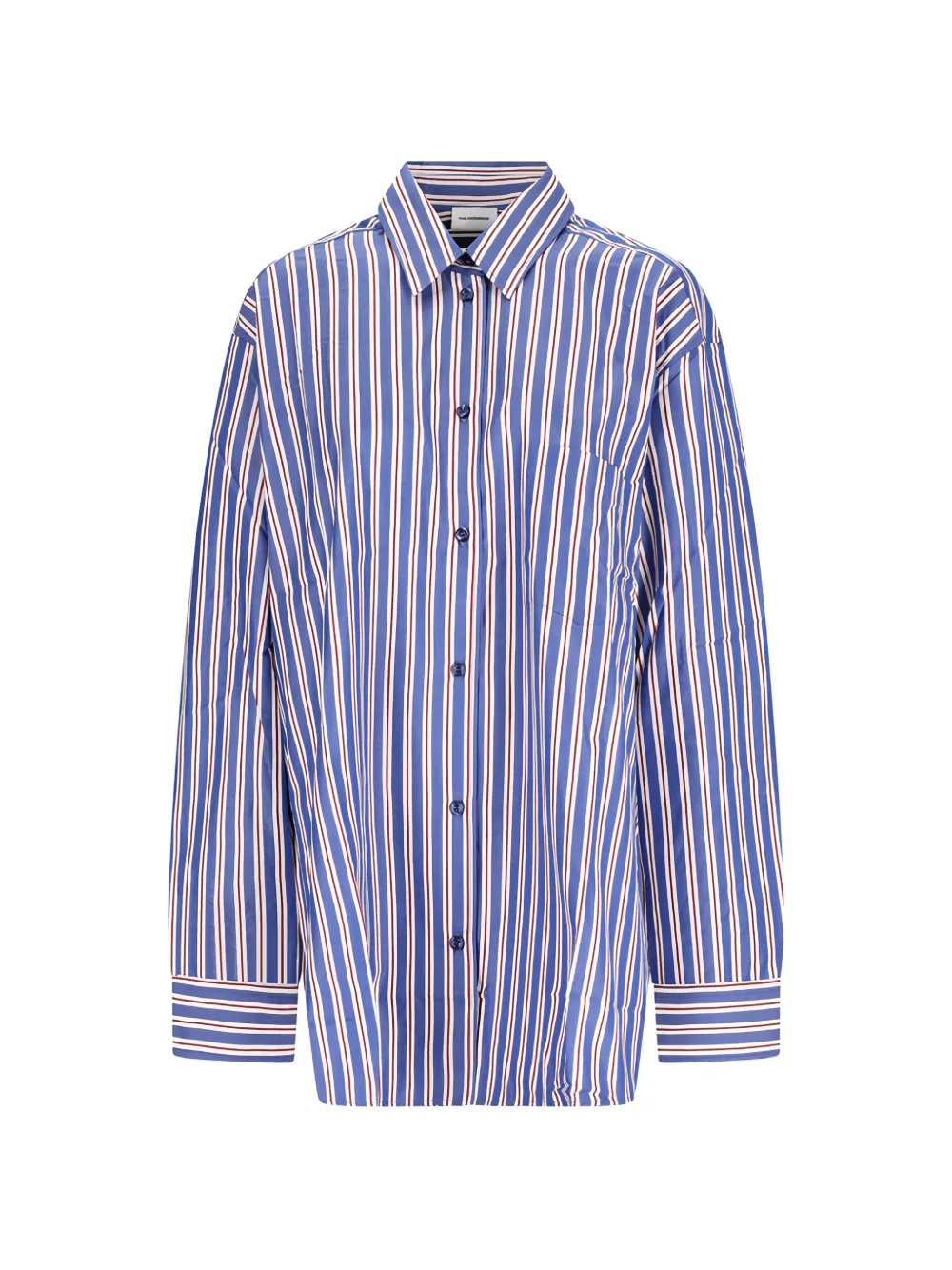THE ANDAMANE Georgiana striped oversized shirt - Blu