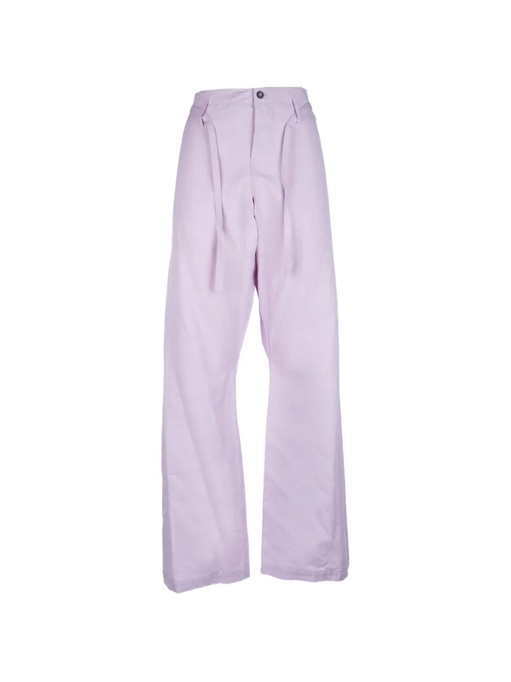 OMBRA MILANO wide-leg drawstring-detail trousers - Viola