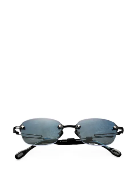 Capote rimless geometric-frame sunglasses