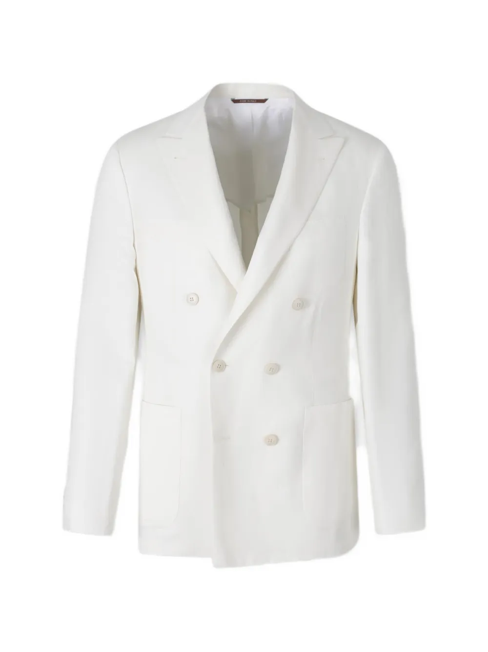 Canali Double-breasted Peak-lapel Blazer In Multi