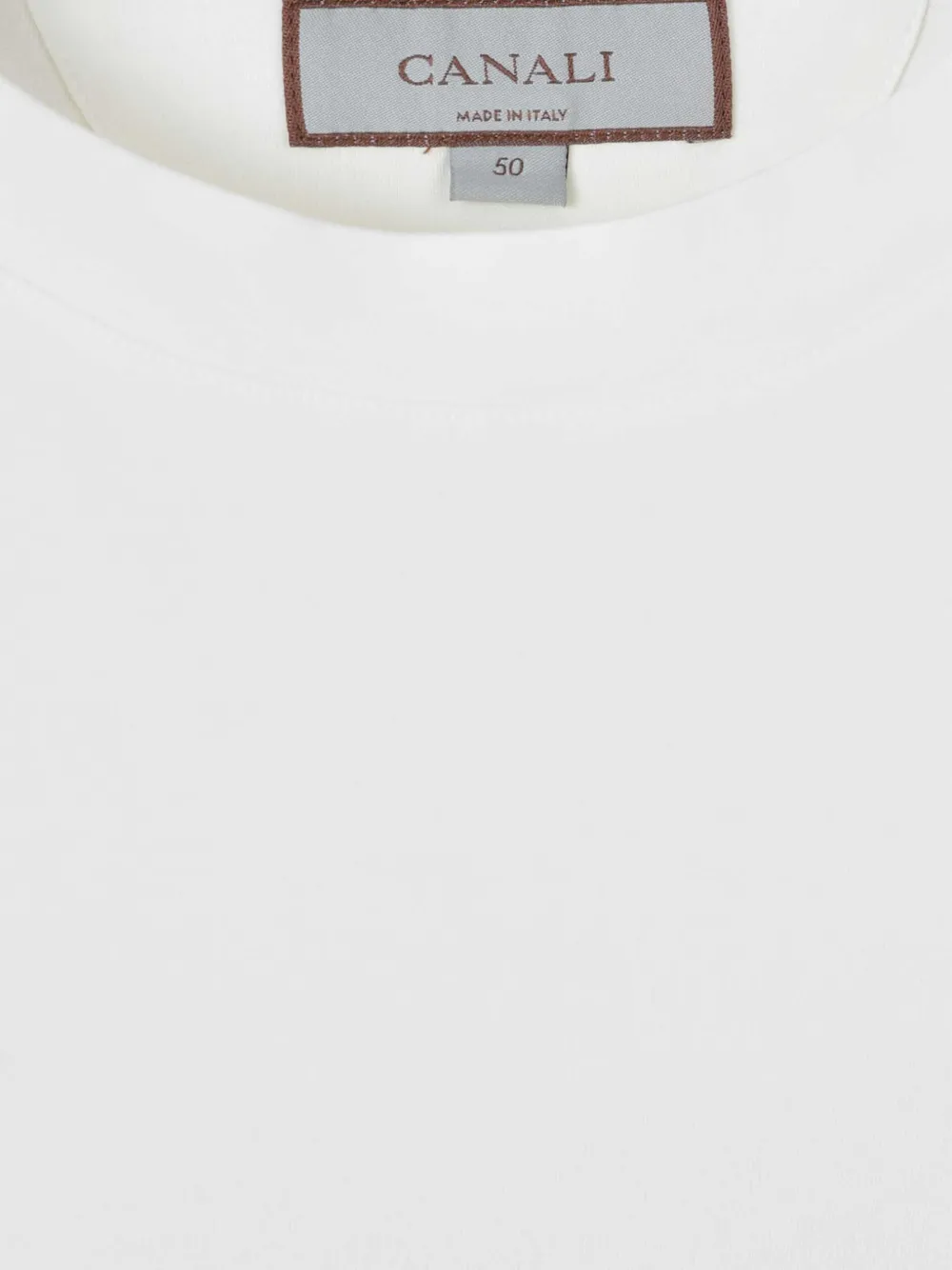 Canali T-shirt met korte mouwen Wit