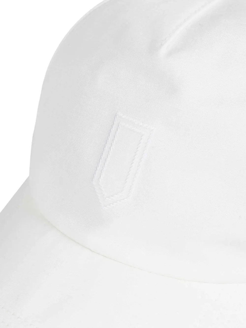 Canali Honkbalpet met geborduurd logo Wit