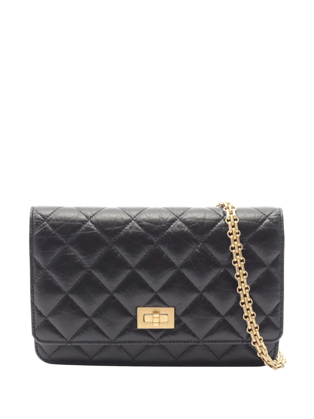 CHANEL Pre-Owned Borsa a tracolla Reissue 2.55 matelassé 2019 - Nero