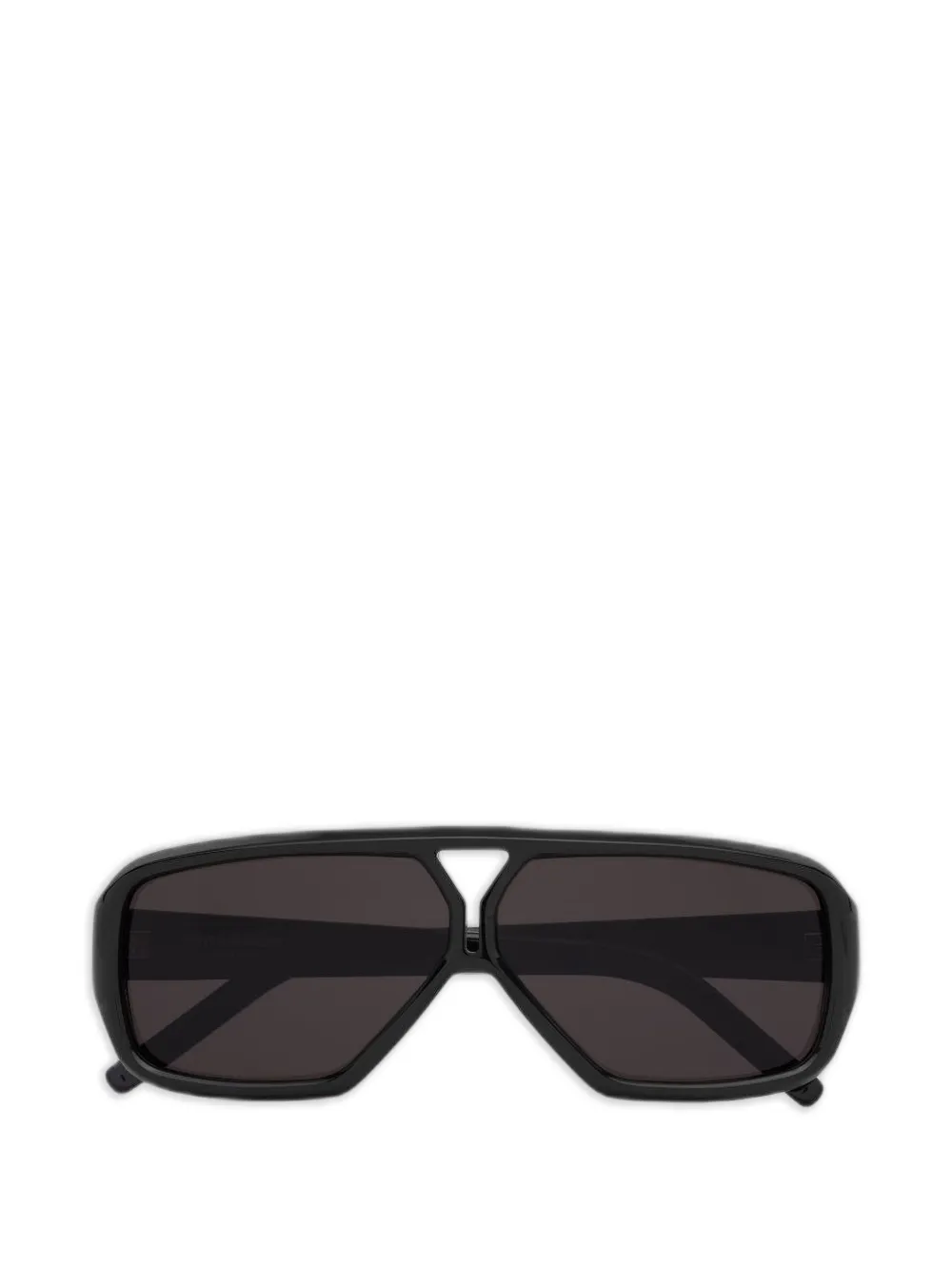 Saint Laurent Eyewear logo-temple pilot-frame sunglasses - Nero