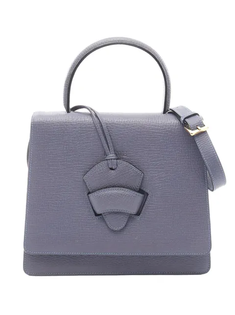 Loewe Pre-Owned 2010-2026 Textured Leather Barcelona Top Handle Bag satchel