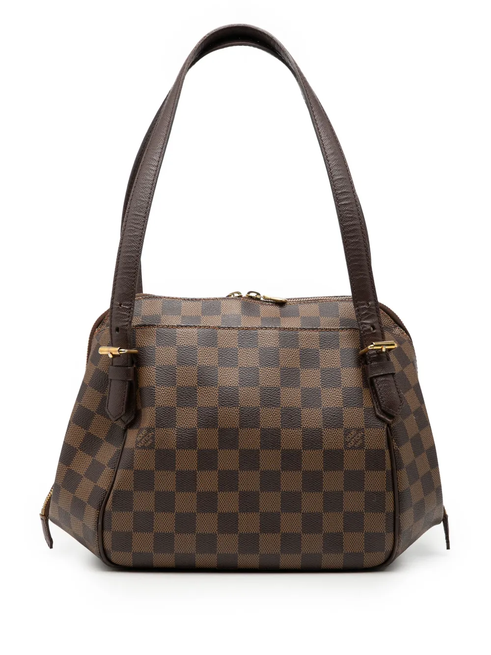 Louis Vuitton Pre-Owned Borsa a spalla Belem MM in tela Damier Ebène 2007 - Marrone