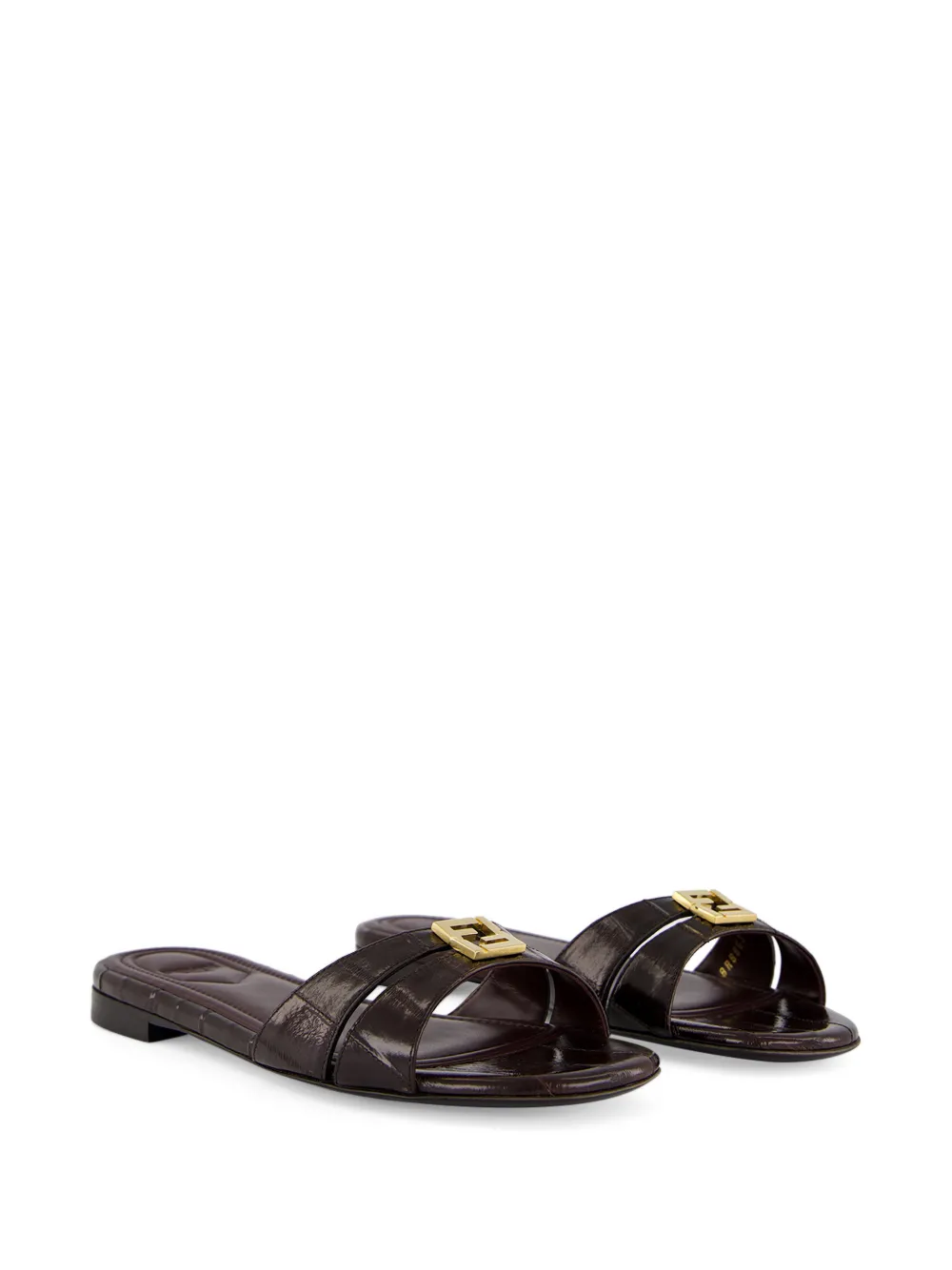 FENDI FFold hagfish sandals Bruin