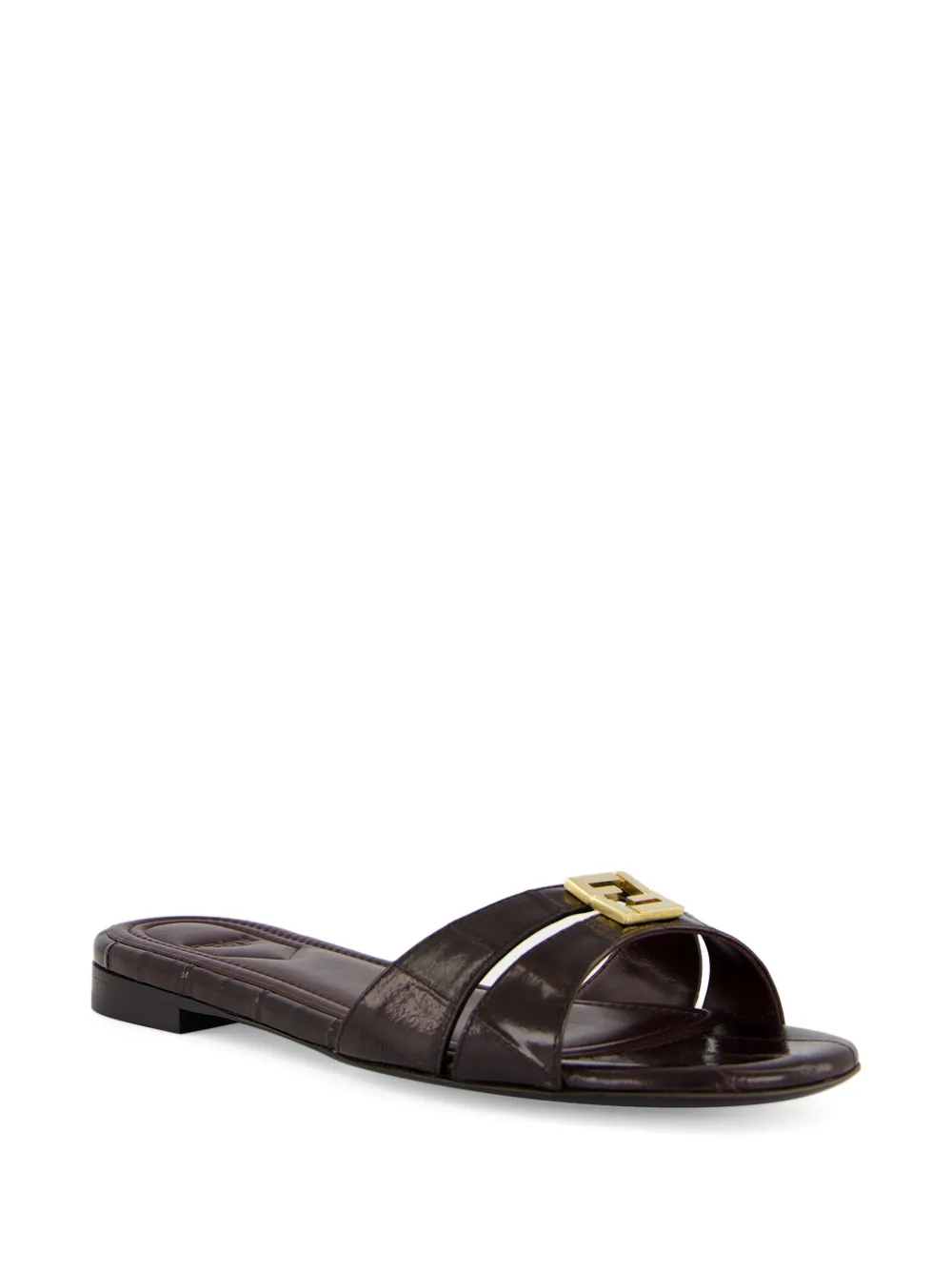 FENDI FFold hagfish sandals Bruin
