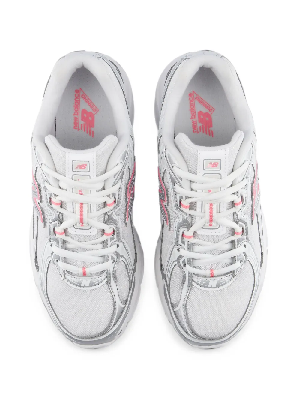 New Balance Kids 740 Lace mesh sneakers Wit