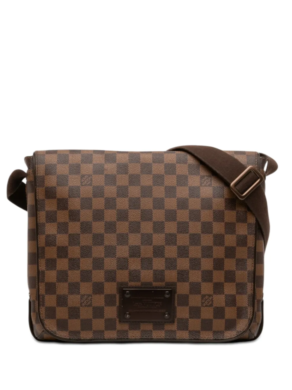Louis Vuitton Pre-Owned 2008 Damier Ebene Brooklyn MM crossbody bag - Marrone