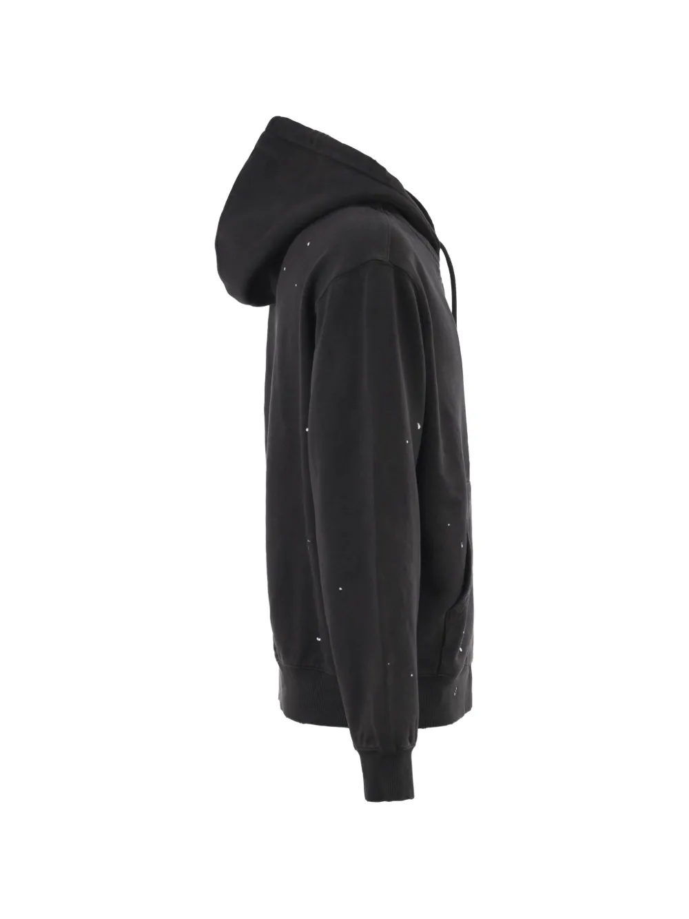 Carhartt WIP Hoodie met rits en geverfd effect Zwart