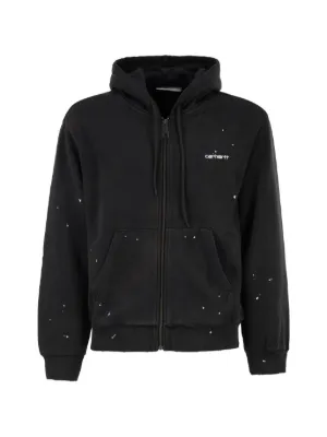 トップス DIESEL darkwear gimmick black zip foodie Diesel zip-up Sweatshirt | Black | FARFETCH RO