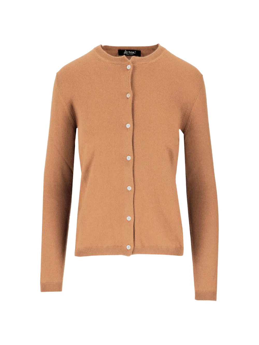 La-Rose button-front cashmere cardigan - Marrone