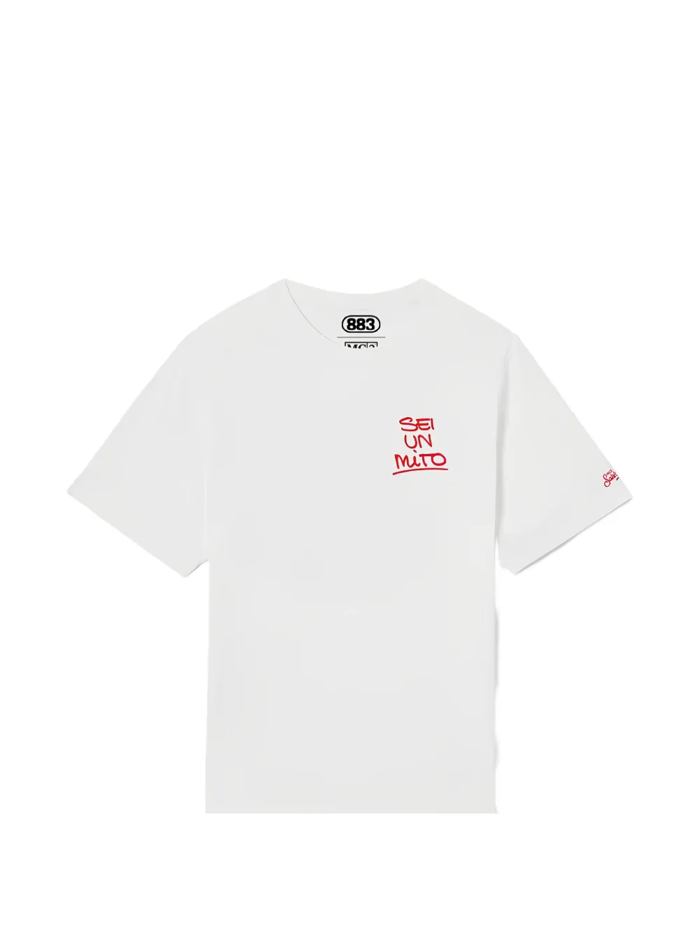 MC2 Saint Barth graphic-print cotton T-shirt Wit