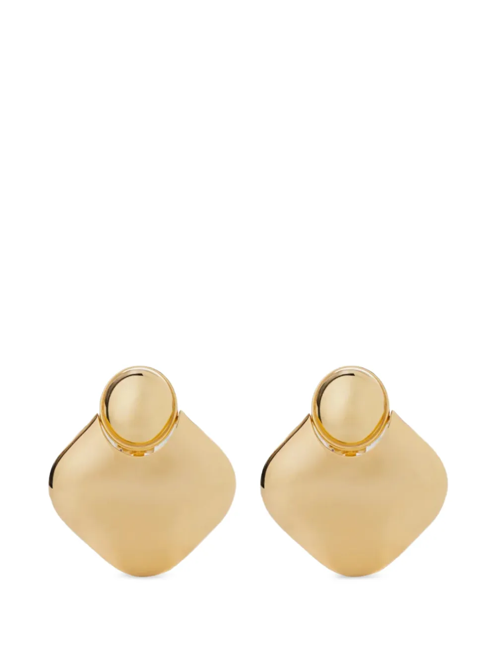 Federica Tosi Lily geometric-pendant earrings - Oro