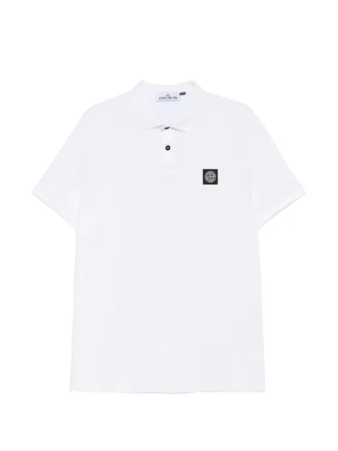 Stone Island Compass-patch polo shirt