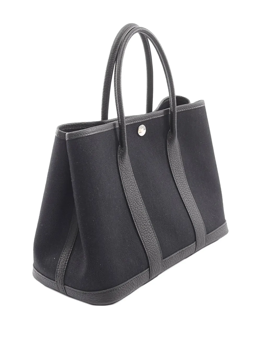 Hermès Pre-Owned 2023 Toile And Negonda Garden Party 30 Tote Bag | Black | FARFETCH NL from Hermès