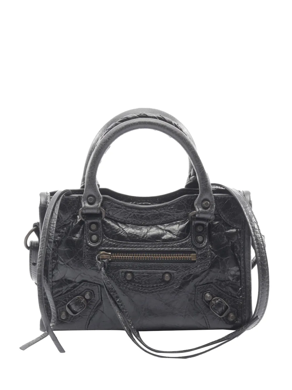 Balenciaga Pre-Owned 2018-2026 Nano City satchel - Schwarz