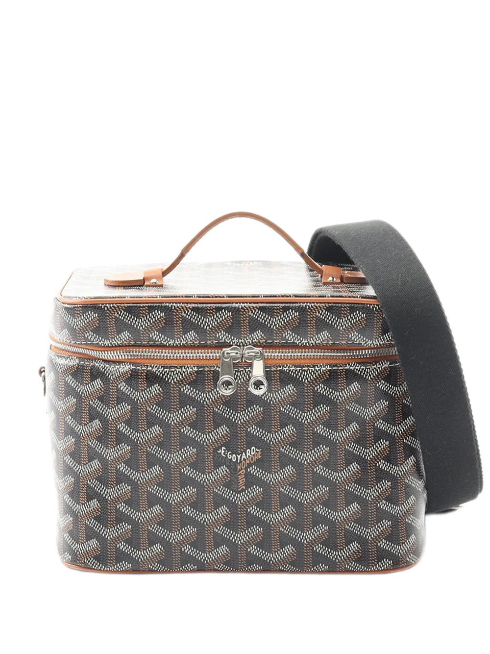 Goyard Pre-Owned 2010-2026 Goyardine Muse vanity bag - Black