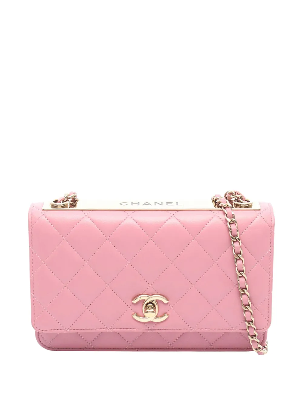CHANEL Pre-Owned Borsa a tracolla Trendy CC in pelle di agnello 2021-2026 - Rosa