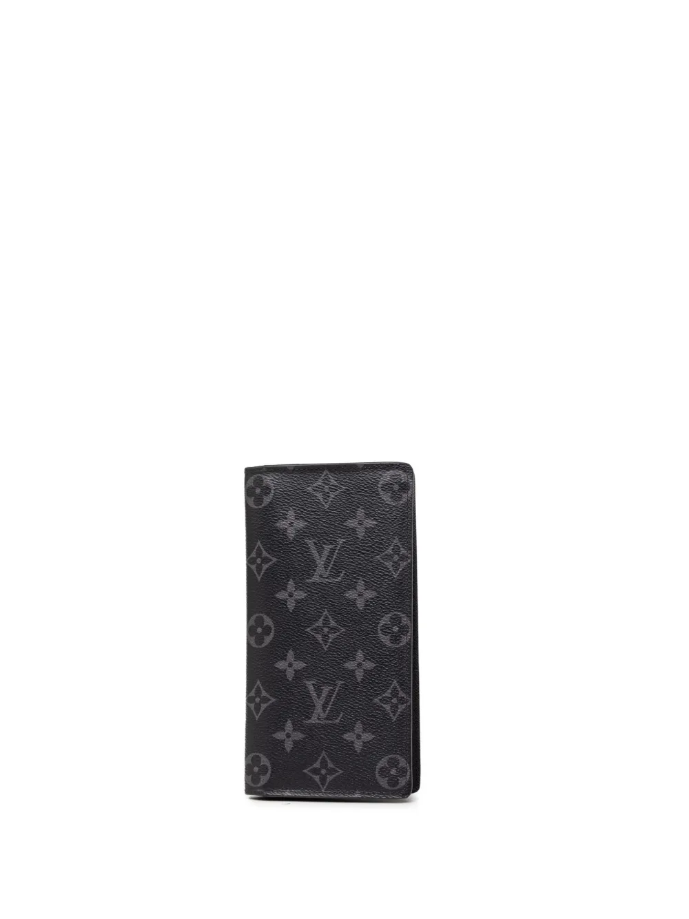 Louis Vuitton Pre-Owned 2020 Monogram Eclipse Brazza Wallet long wallets - Schwarz