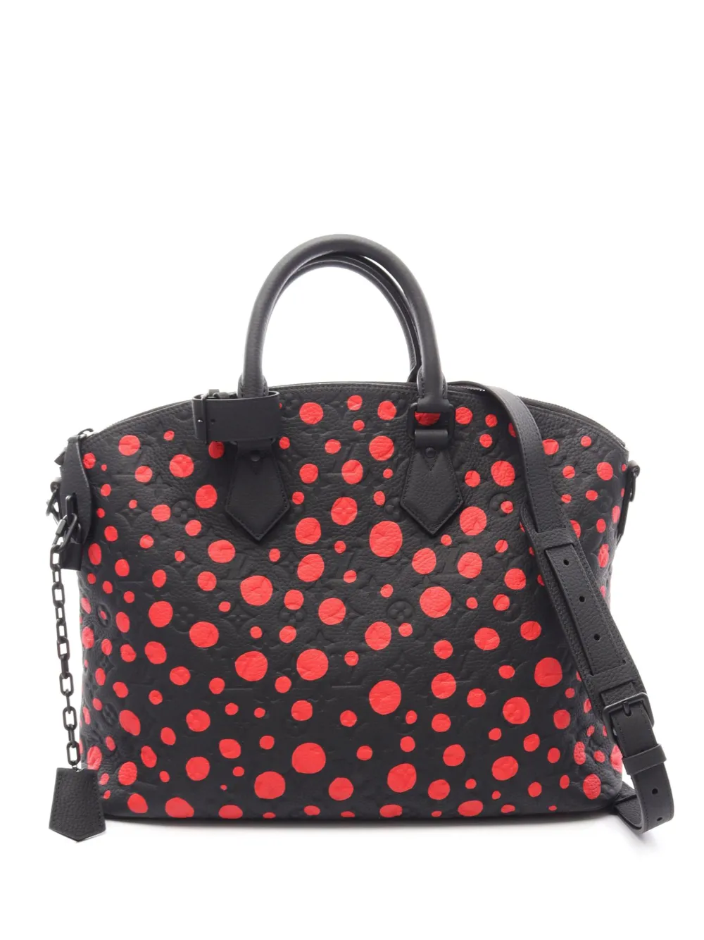 Louis Vuitton Pre-Owned 2021-2026 x Yayoi Kusama Monogram Empreinte Infinity Dots Lockit MM satchel - Schwarz