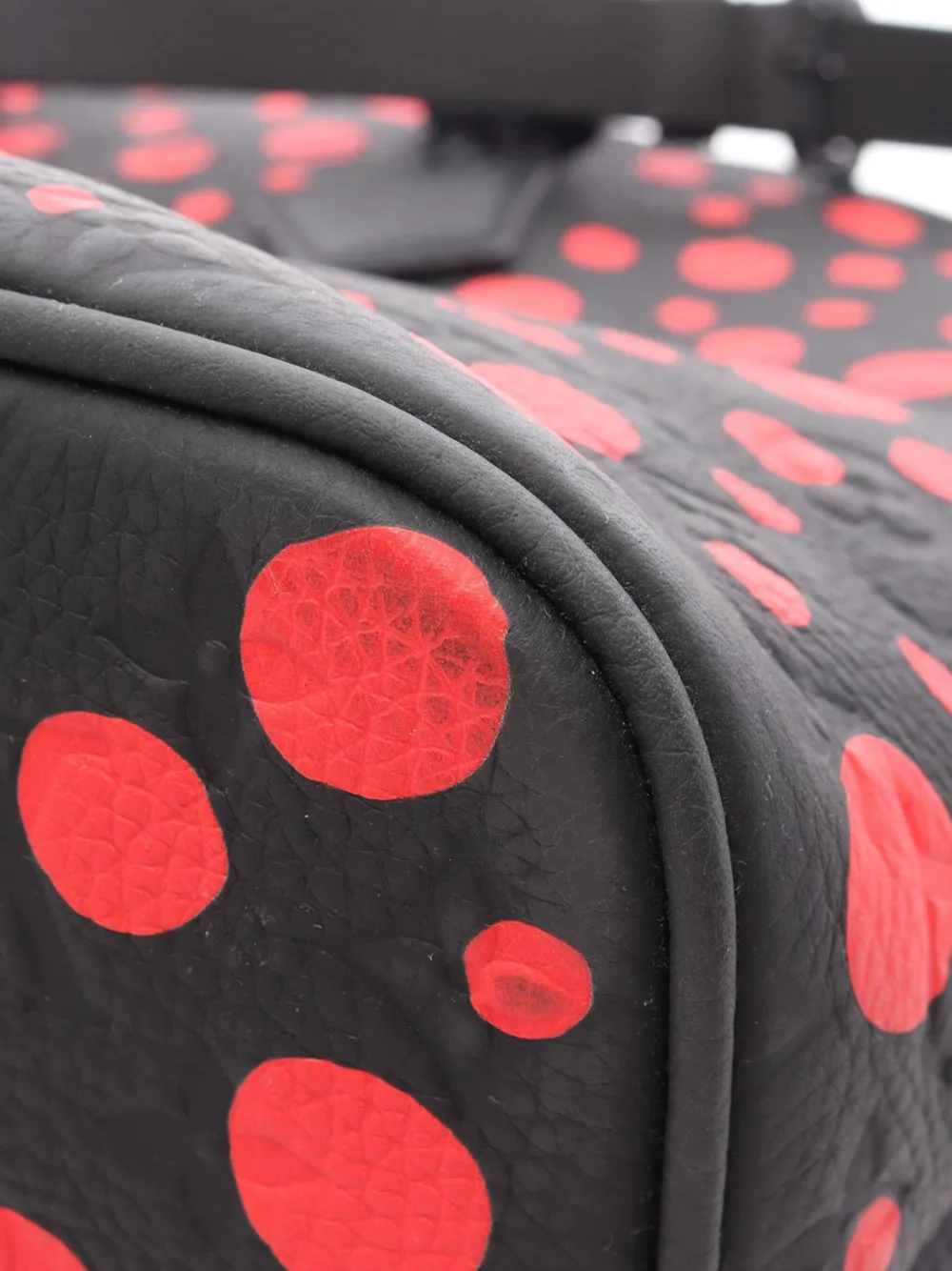  Louis Vuitton Pre-owned 2021-2026 X Yayoi Kusama Monogram Empreinte Infinity Dots Lockit Mm Satchel - Noir 