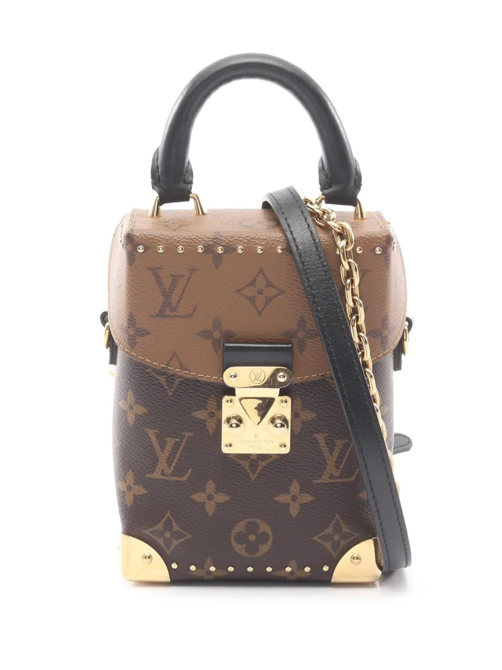 Louis Vuitton Pre-Owned Borsa a tracolla in tela Monogram Reverse 2021-2026 - Marrone