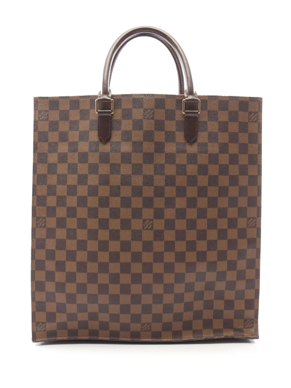 Louis Vuitton Pre-Owned 2009 Damier Ebene Sac Plat tote bag - Brown