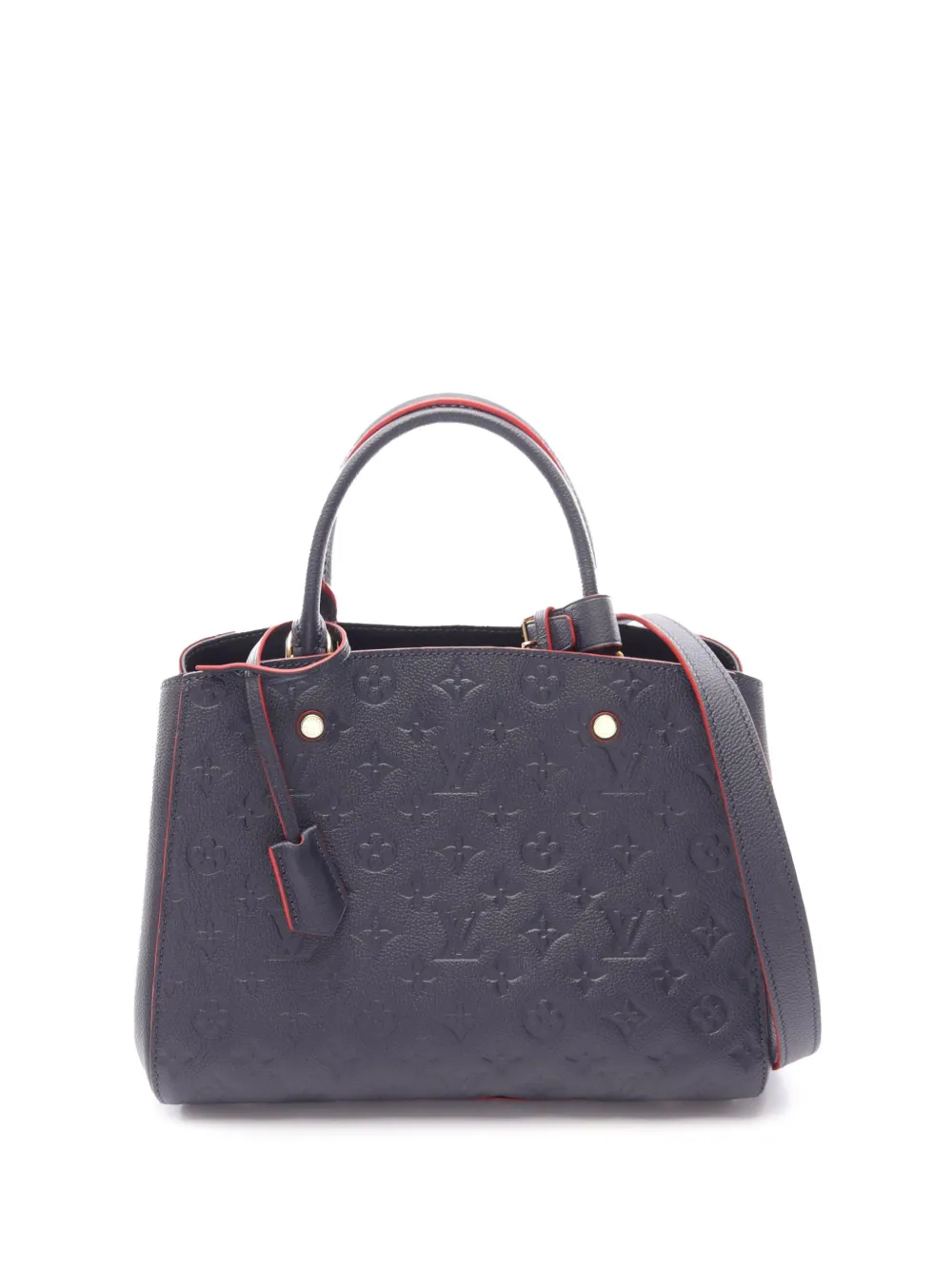 Louis Vuitton Pre-Owned 2018 Monogram Empreinte Montaigne MM satchel - Blau