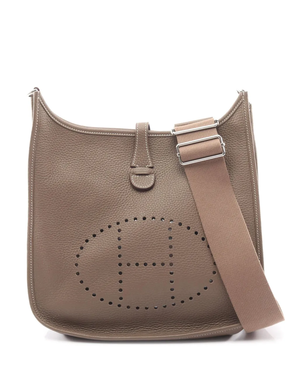 Hermès Pre-Owned Borsa a tracolla Evelyne III 29 in pelle Clemence 2023 - Grigio