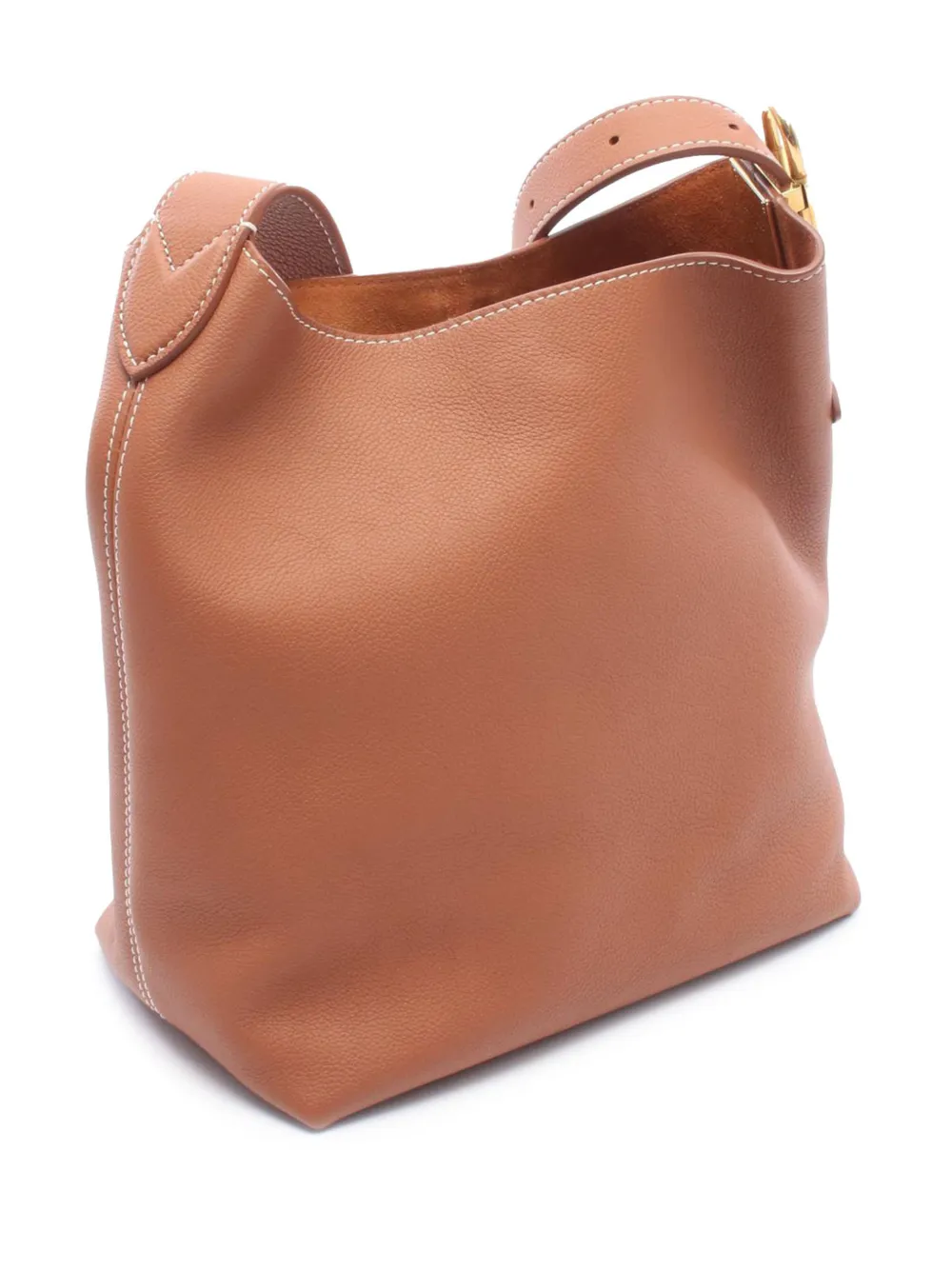  Louis Vuitton Pre-owned Borsa Passepartout Low Key Pm In Pelle Di Vitello Pieno Fiore 2021-2026 - Marrone 
