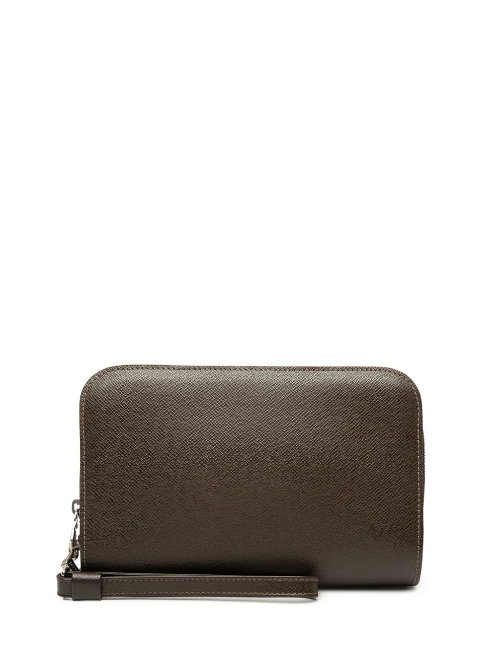 Louis Vuitton Pre-Owned 2012 Taiga Pochette Baikal clutch bag - Marrone