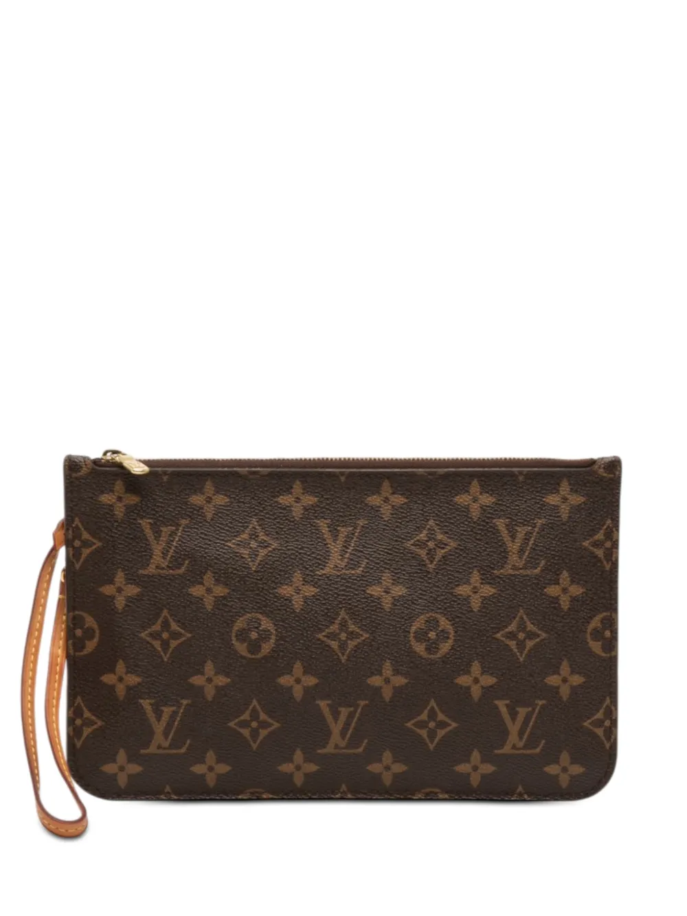 Louis Vuitton Pre-Owned 2017 Monogram Neverfull MM pouch - Braun