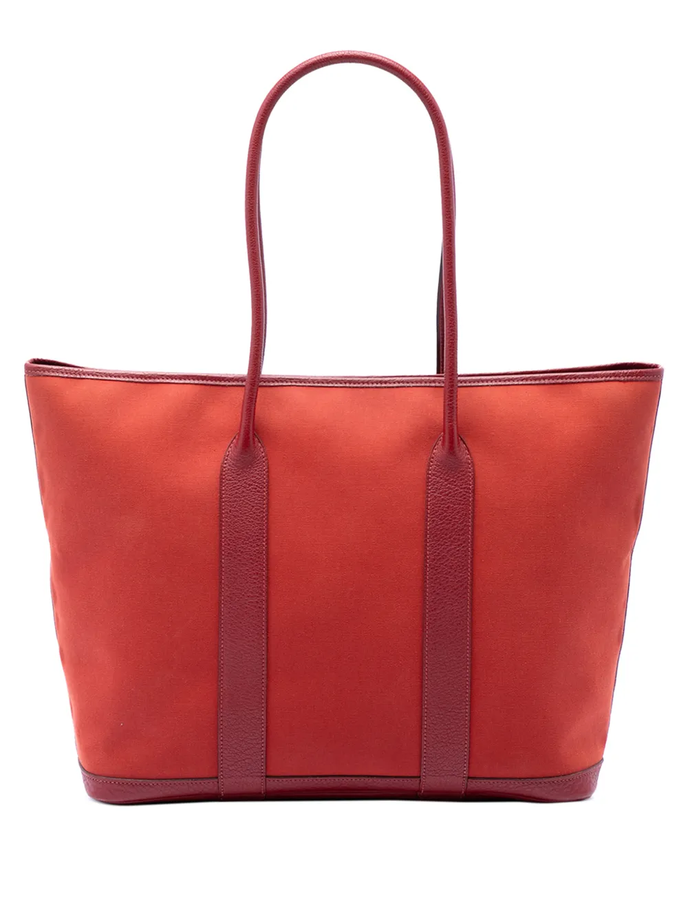 Hermès Pre-Owned 2009 Toile and Negonda Garden Party Zip tote bag - Arancione