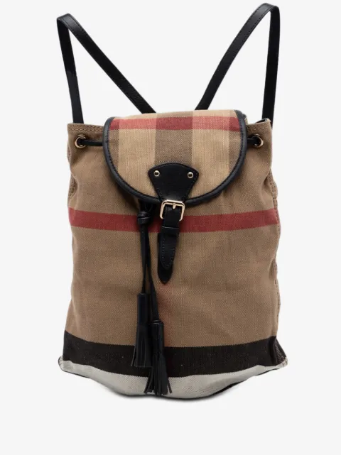 Burberry Pre-Owned 2000-2017 Mega Check Canvas Chiltern backpack