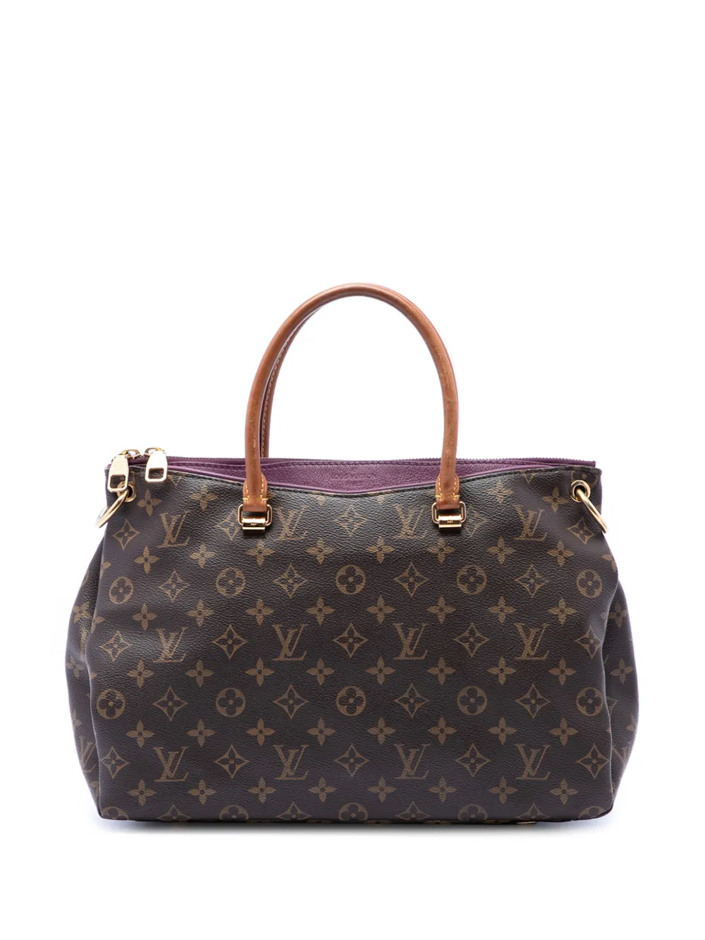 Louis Vuitton Pre-Owned 2014 Monogram Pallas MM satchel - Marrone