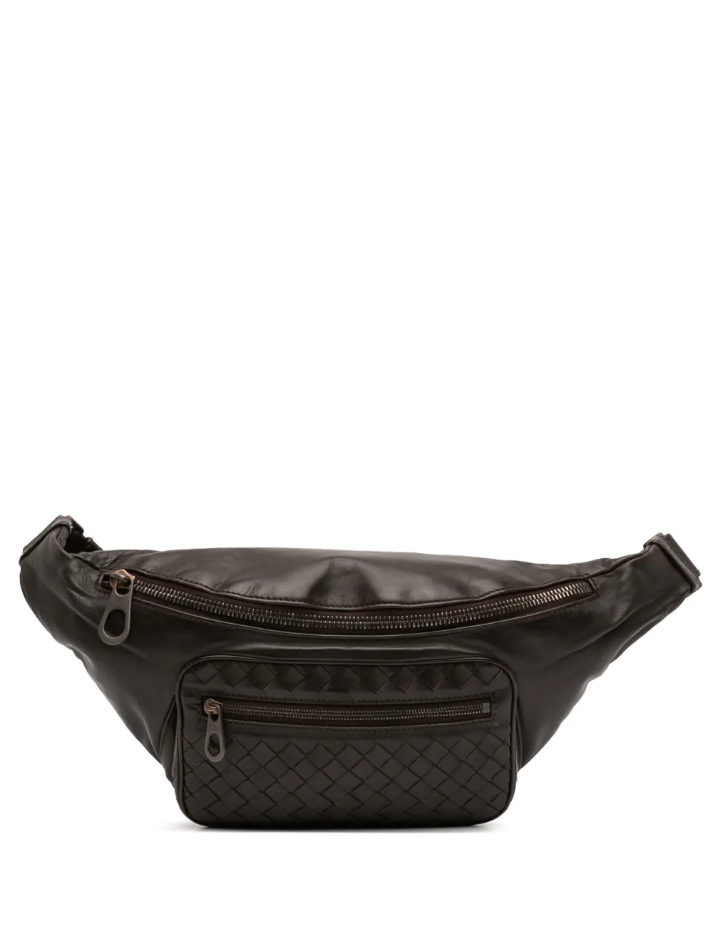 Bottega Veneta Pre-Owned 2012-2026 Nappa Intrecciato belt bag - Marrone