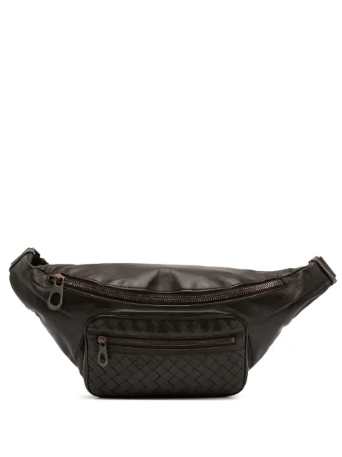 Bottega Veneta Pre-Owned riñonera Intrecciato de piel de napa 2012-2026
