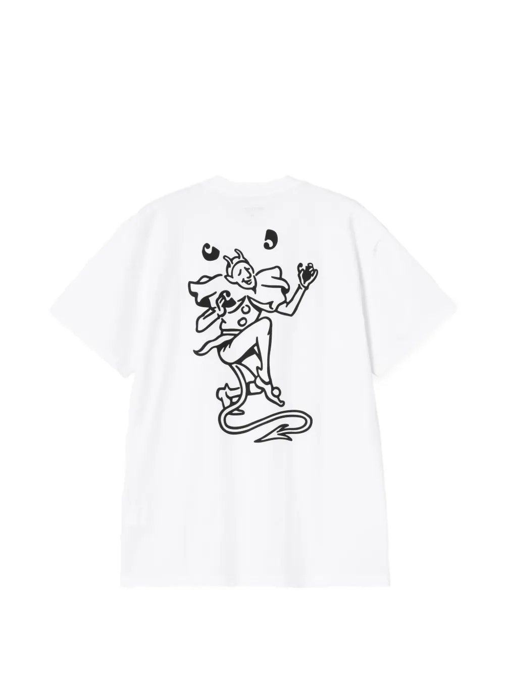Carhartt WIP Playing Card T-shirt met grafische print Wit