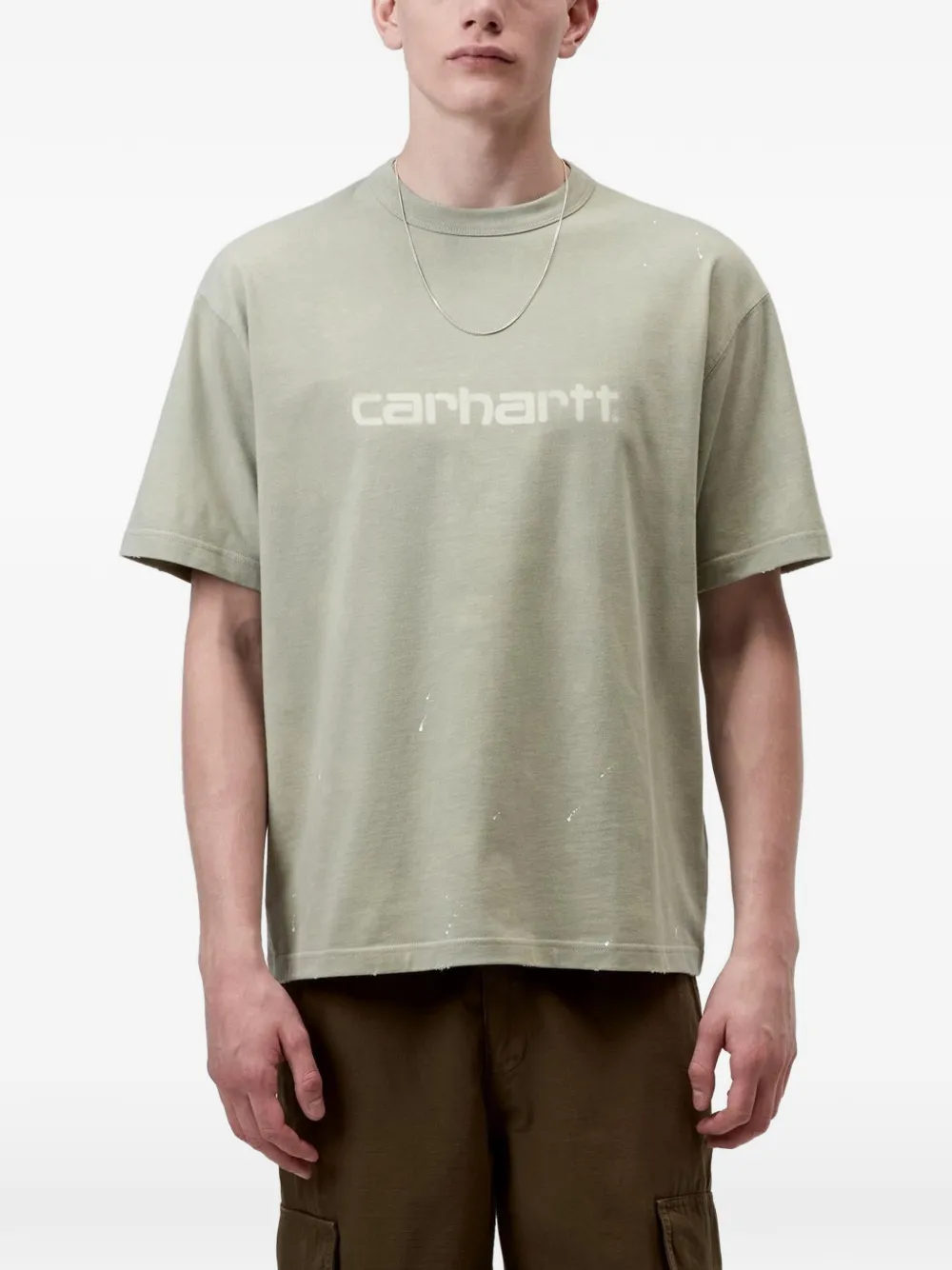 Carhartt WIP Painter T-shirt met logoprint Groen