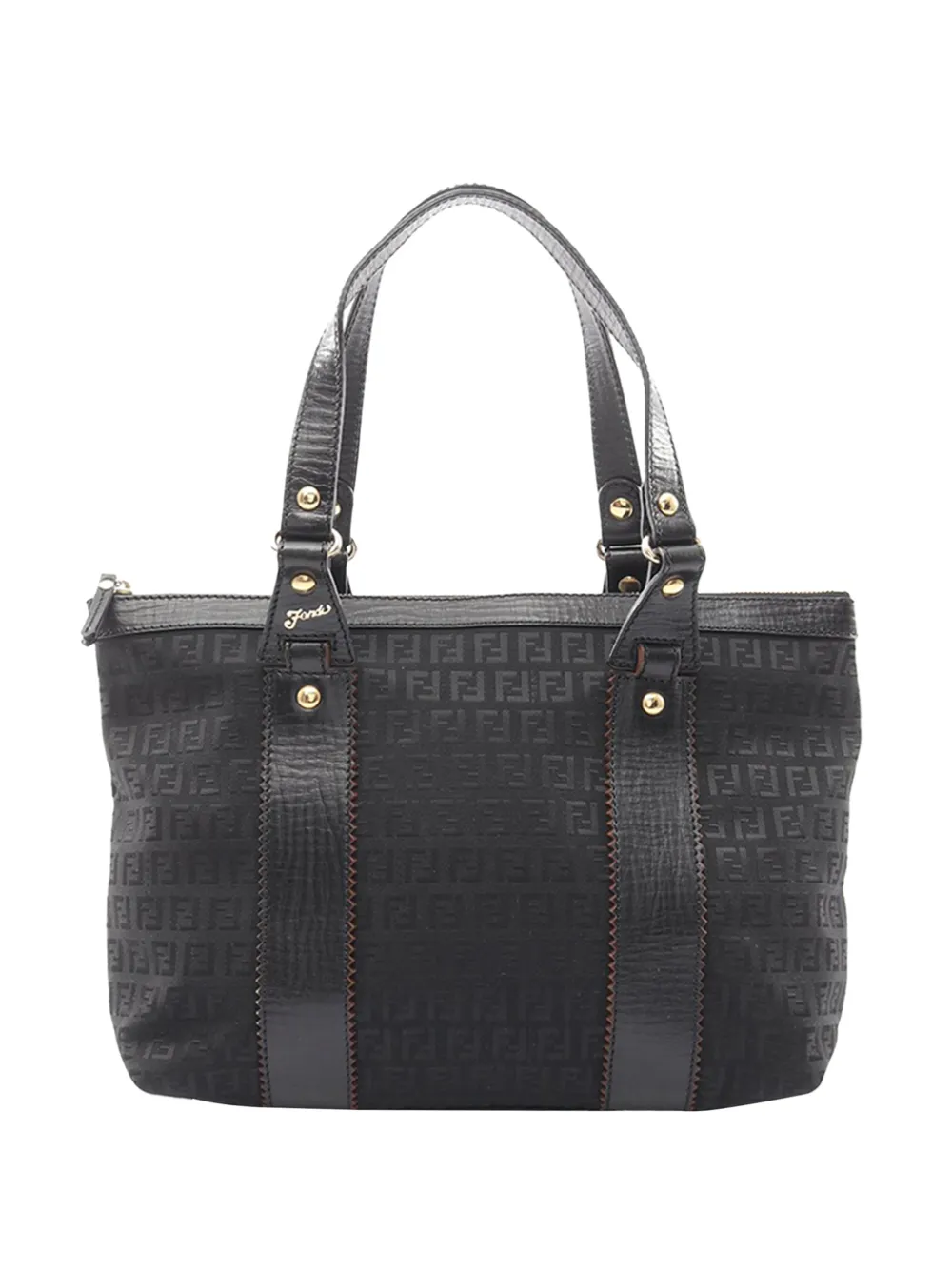 Fendi Pre-Owned 2000-2010 Zucchino Canvas handbag - Schwarz
