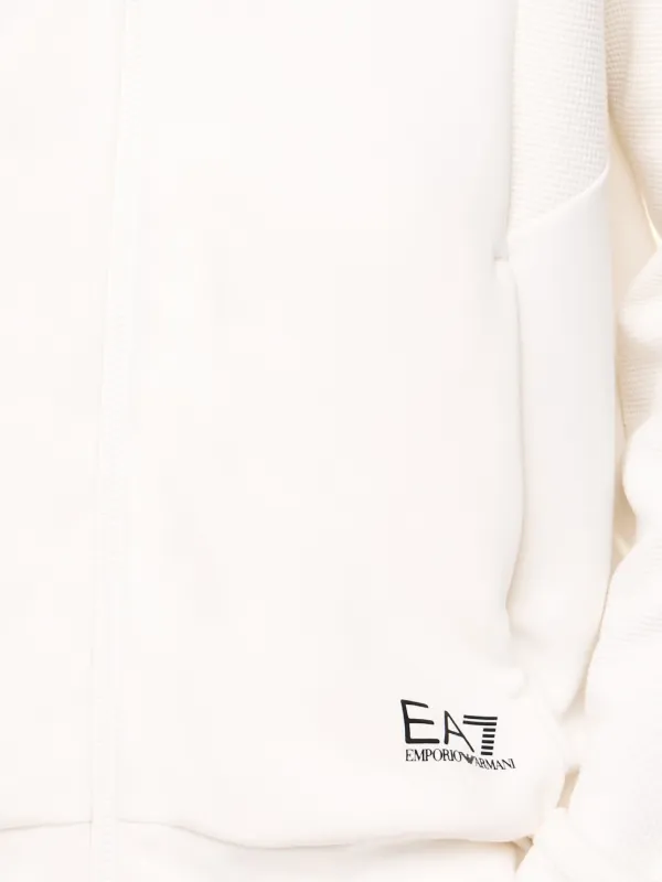 Ea7 Emporio Armani ジップアップ パーカー | ホワイト | FARFETCH JP